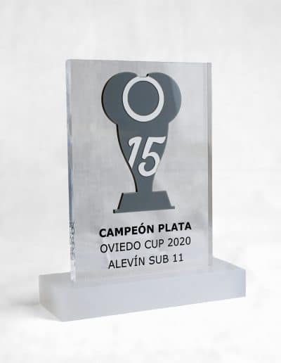 trofeo deportivo personalizado