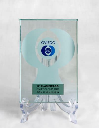 trofeo deportivo personalizado